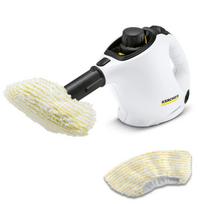 išleidimas Karcher garų valytuvas SC1 MINI Kompaktiškas modelis puikiai tinkantis kasdieniam naudojimui Patogus Lengvas Stabilus garo katilas kaitinantis aukštoje temperatūroje balta