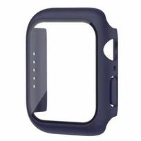 Tempered Glass+Case For Apple Watch 11 10 46mm 42mm Ultra 3 49mm Screen Protector Cover iWatch 9 8 7 6 5 SE 45mm 41mm 44mm Shell Series 7 8 9 45MM vidurnakčio mėlyna spalva