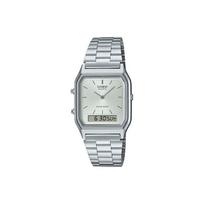 CASIO Unisex VINTAGE Series Silver Watch AQ-230A-7AMQY AQ-230A-7AMQY Silver Dial white