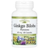Natural Factors, Ginkgo Biloba, Phytosome, 60mg, 60 capsules