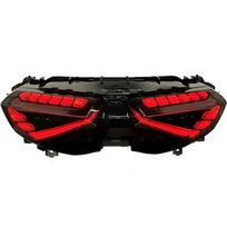 CyberLED NMAX 155 Galinis žibintas Individualus LED Galinis Sekvencinis Tekantis Posūkio Signalas NMAX Modelis Pilnas LED Atidarymo Animacija Dūminis Galinis Cyber LED Galinis Žibintas