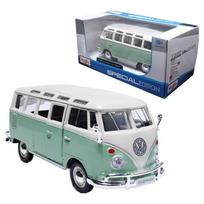 Maisto 1:25 Volkswagen Samba Van Metalinis modelis gray