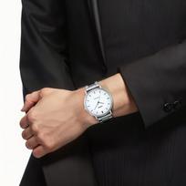 CASIO G-SHOCK series life waterproof Quartz Steel Strap men's watch white dial MTP-VT04D-7E balta