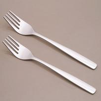 Table Art Lucky Children's Fork, 2 pieces gray