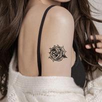 Rankos mados D tipo spalvų derinimo riešo tatuiruotės lipdukas tatuiruotės lipdukas beige