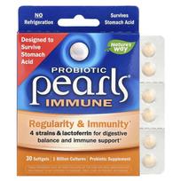 Nature's Way, Probiotic Pearls Immunity Boosting Supplement, Balance and Immunity, 30 Softgels