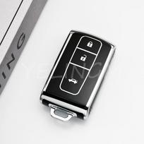 For Toyota Prius 2004 - 2009 Corolla Verso Camry 3 Button New Tpu Car Smart Key Case Cover Shell Protector Accessories black