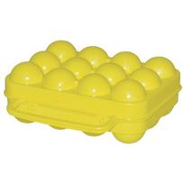 Plastikinis kiaušinių laikiklis su rankena (12 Kiaušinių)