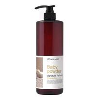 Roderbert Signature Perfume Shampoo Baby Powder 1000g, 1L, 3 units brown