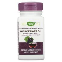 Nature's Way, Resveratrol, 60 Vegetarian Capsules