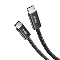 Anker Zolo Kabelis USB PD Pagamintas iš patvaraus nailono Suderinamas su iPhone iPad MacBook ir daugiau USB-C & USB-C (240W, Didelio stiprumo nailonas) 1.0m Juodas, juoda