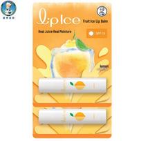 Mentholatum Fruit Ice Lip Balm - Lemon Duo Pack beige