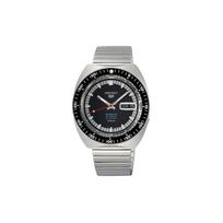 SEIKO 5 Sports Serijos 55-ojo Jubiliejaus Riboto Leidimo 100m Vandeniui Atsparus Automatinis Plieninė Apyrankė 39.5mm Vyriškas Laikrodis Juodas Ciferblatas SRPK17 juoda