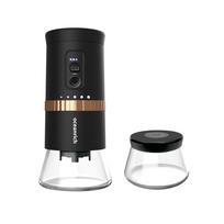oceanrich 2023 Model Electric Coffee Mill Gift Dedicated Canister Bundle Version USB TypeC Rechargeable Mortar Type Cordless Type Coffee Grinder black
