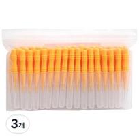MS International Type I interdental brush SS, 50 pieces, 3 pieces orange