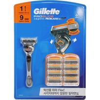 2024 m. naujasis Gillette Proglide skustuvo rinkinys, 1+9 peiliukai, korėjietiškas skutimosi peiliukas blue