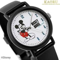 Kaoru Disney Pelėdos Mikio 38mm Kvarcinis Žiūrėti KAORU005DB Kavos Kvapo Visiškai Juodas Vyrams Moterims Praktiška Dovana. gray