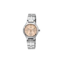 Casio STANDARD series 50 meters waterproof, analog quartz movement, stainless steel strap, Japanese and Korean watch, women's watch, LTP-2064A-4AV rožinė