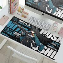Zenless Zone Zero žaidimų pelės kilimėlis 90x40cm Kompiuterio žaidėjo klaviatūros mielas HD anime pelės kilimėlis Hoshimi Miyabi Neslystantis biuro stalo kilimėlis 30cmx60cm(11.8x23.6inch)