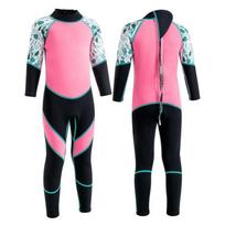 2 mm neoprenas Vaikams Pilno kūno hidrokostiumas Nardymas Snorkeliavimas Banglenčių sportas Plaukimas Šiluma UV apsauga Unisex 6 5-6Y pink