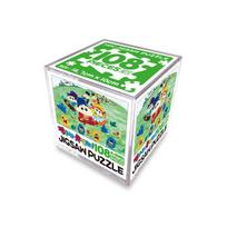Krayon Shin-chan! Dėlionė 108 dalys mini-KUBAS Kazokų šventė beige