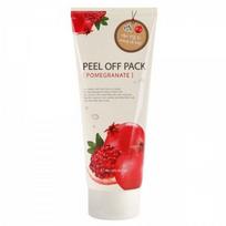Skin exfoliation, dead skin cell extract peel-off pack, 180g pomegranate, 1 pack white