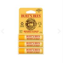 Burt's Bees Vaško Lūpų Balzamas 4,25 g x 3 yellow
