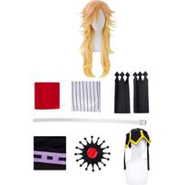 Douma Cosplay Kostiumas su Aukščiausiojo Dvyliktuko Nariu Suaugusiųjų Fancy Kultūrinės Scenos Douma cosplay su n [Kamihei Ryohin] Peruku, Kizuki, Dydis, Suknelė, Festivalis, white