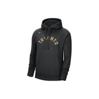 Nike NBA Toronto Raptors City Edition Fleece Loose Fit Hoodie Black Men Streetwear DN8677-010 S black