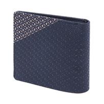 Inden bifold wallet with coin gourd pattern 8212 [Indenya] purse, deerskin, Ihori, black