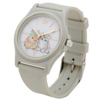 [Lauko darbai] Mofusand Rabbit pilka uretano juosta MSD001-4 moteriškas laikrodis pilka spalva
