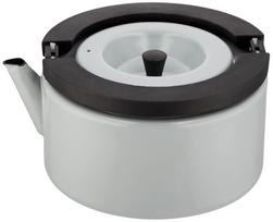 CB Japan IH Flat with Tea Copan Teapot, Gray, Compatible, 1.6L, Kettle, Strainer, Enamel, pilka spalva