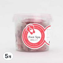 Bath Charm Foot Spa Foot Bath Rose 25p, 5 pieces, 750g gray