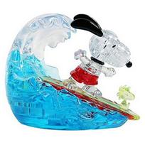 Jeruel Snoopy Surfing Crystal Puzzle JR7275, Korean popular puzzles gray