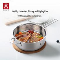 ZWILLING TWIN Nova Plus 24cm Stainless Steel Frying Pan gray