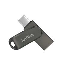 SanDisk 128GB USB-C Dual Drive DDC4 Flash Drive gray