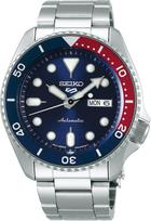 SEIKO 5 Sports SKX Style Automatic Mechanical Limited Edition Watch, North American Model SRPD53, Blue/Red, Men's gray