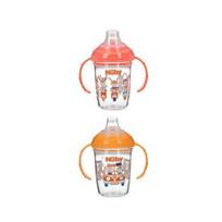 Nuby Tritan TT Dieninis ir Naktinis snapelis puodelis 240ml x 2 tipai, 1 rinkinys, Dieninis, Naktinis Pink white