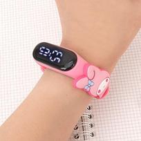 Sanrio My Melody 3D LED rankinis laikrodis mergaičių vaikams pradinės mokyklos elektroninis laikrodis pink