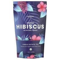 Organic Hibiscus, Caffeine Free, Natural Tea Bags 100 Count, 200G (7Oz) blue