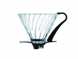 HARIO V60 Heat-resistant Glass Transparent Coffee Dripper 03 Black Coffee Drip for 1 to 6 Cups VDG-03B white