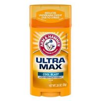 Arm & Hammer Ultra MAX Deodorant - Cool Blast - Solid - 2.6 oz - Made with natural deodorant orange