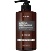 Kundal Nature šampūnas kūdikių pudros aromato, 1,058 l, 1 vnt. black
