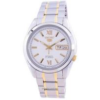 Seiko 5 Automatinis Baltas Ciferblatas SNKL57 SNKL57K1 SNKL57K Vyriškas Laikrodis balta