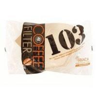 Kaldi Original Coffee Filters 103 (Unbleached) 100 count black