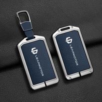 Leapmotor C16 kortelės raktų dėklas - Apsauginis laikiklis C16C10/C11/B10 su NFC metaline sagtimi. black