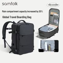 Samfolk 24L Business Travel Carry-On Backpack gray
