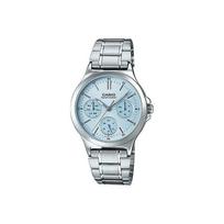 CASIO Moteriškas standartinės serijos mėlynas laikrodis LTP-V300D-2A LTP-V300D-2A Regular Watch Box white