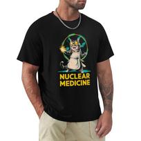 Nuclear Medicine Cat Funny Cute Tshirt Holiday Party Tee Shirt 4XL black