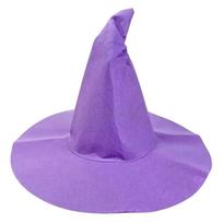 Raganos skrybėlė Cosplay vakarėlio aksesuaras Helovino kostiumas Burtininko skrybėlė teminiams renginiams Naujųjų metų šventei Persirengimo rekvizitas One Size violetinė